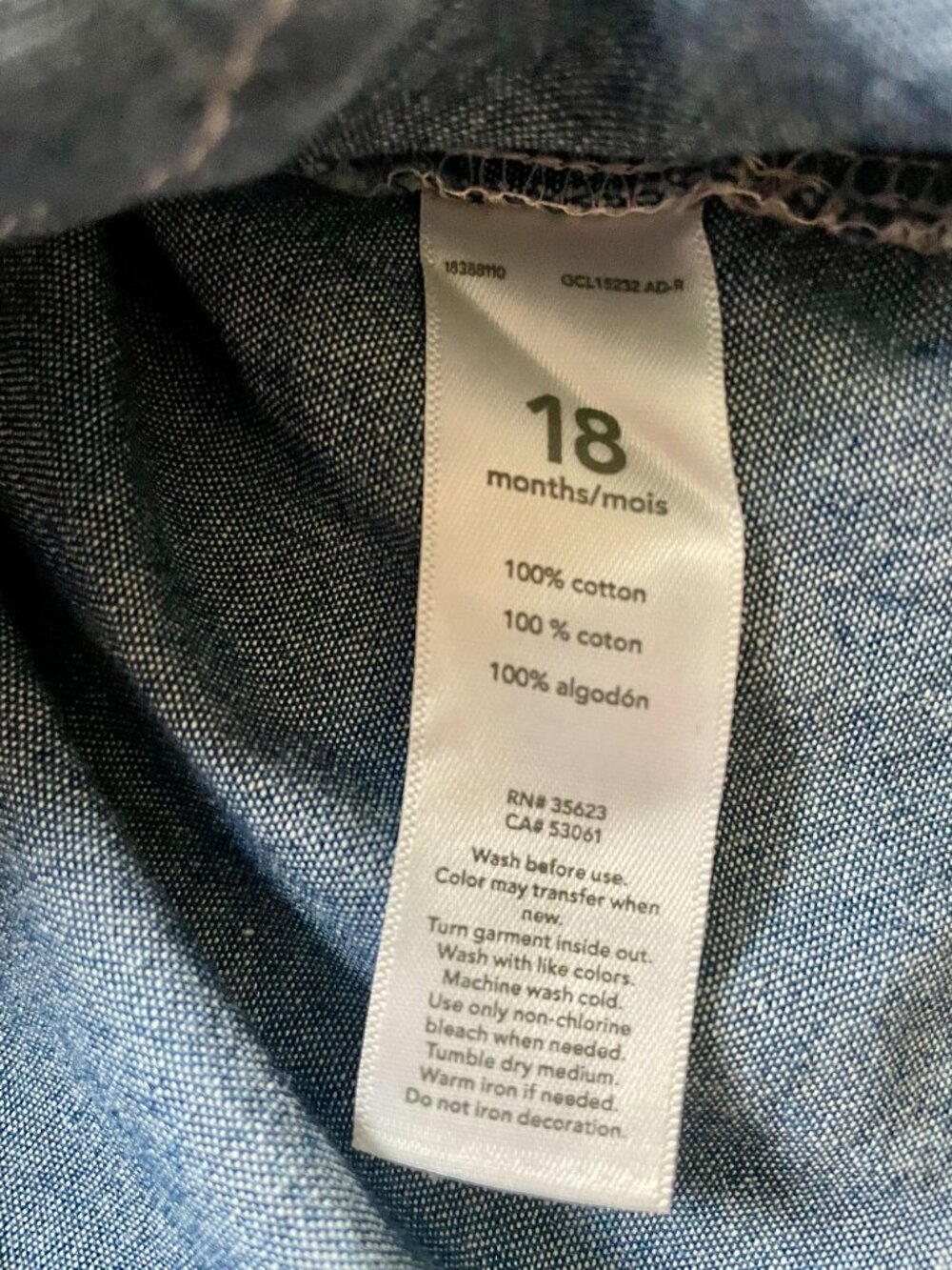 Carter's Denim Top and Pants Outfit for Baby Boy - Picture 5 of 8
